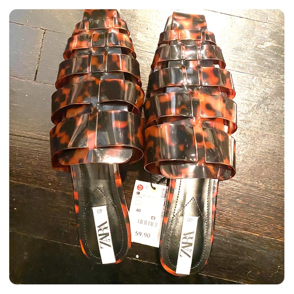 Zara leopard mule | size 40 | NWT